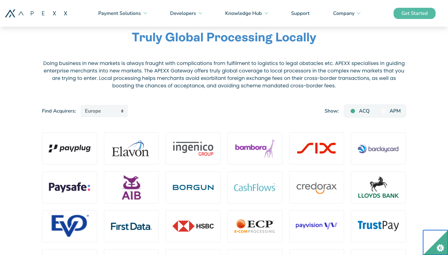 Logos Map widget row on APM